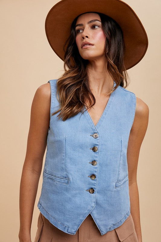 Frontier Blues Denim Vest