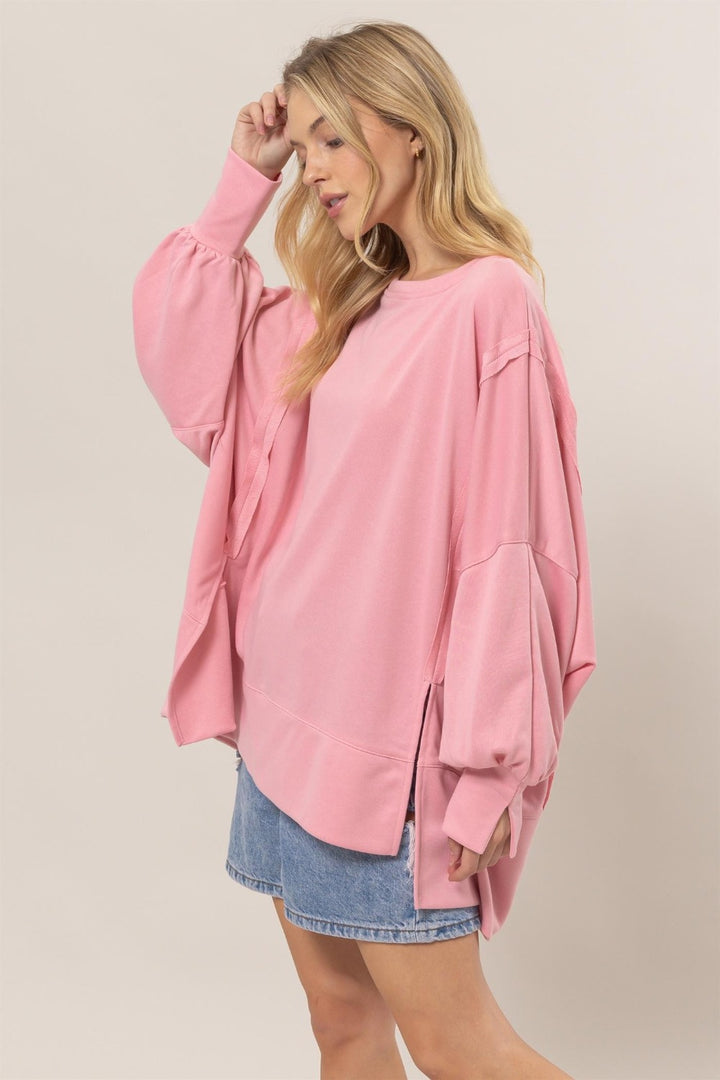 French Terry Oversized Sweatshirt