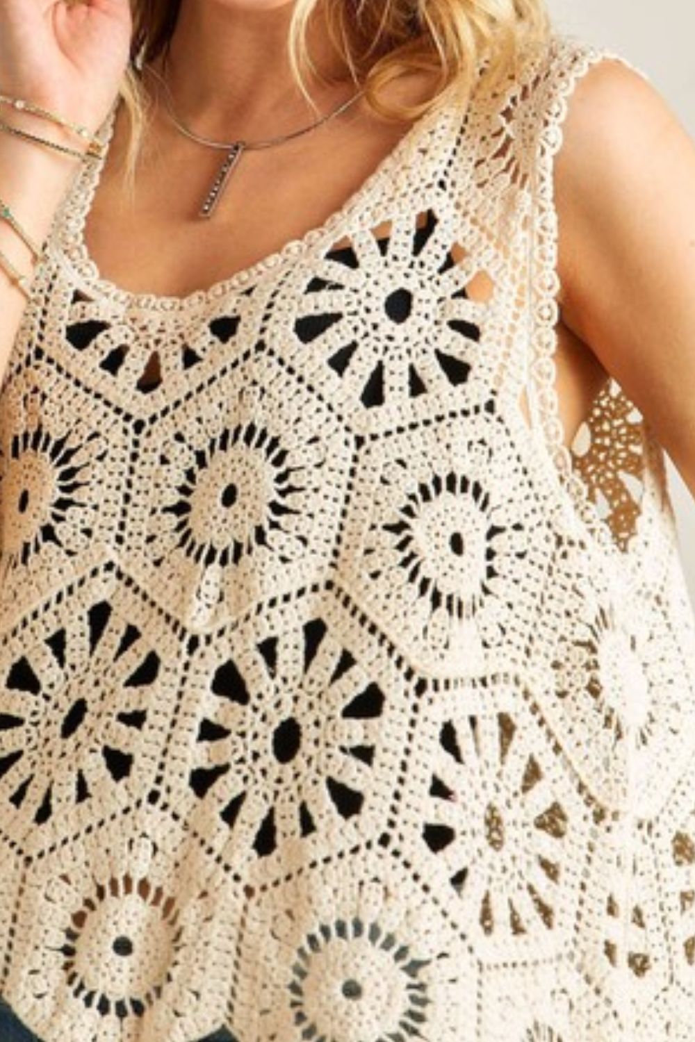 Crochet Wide Strap Tank