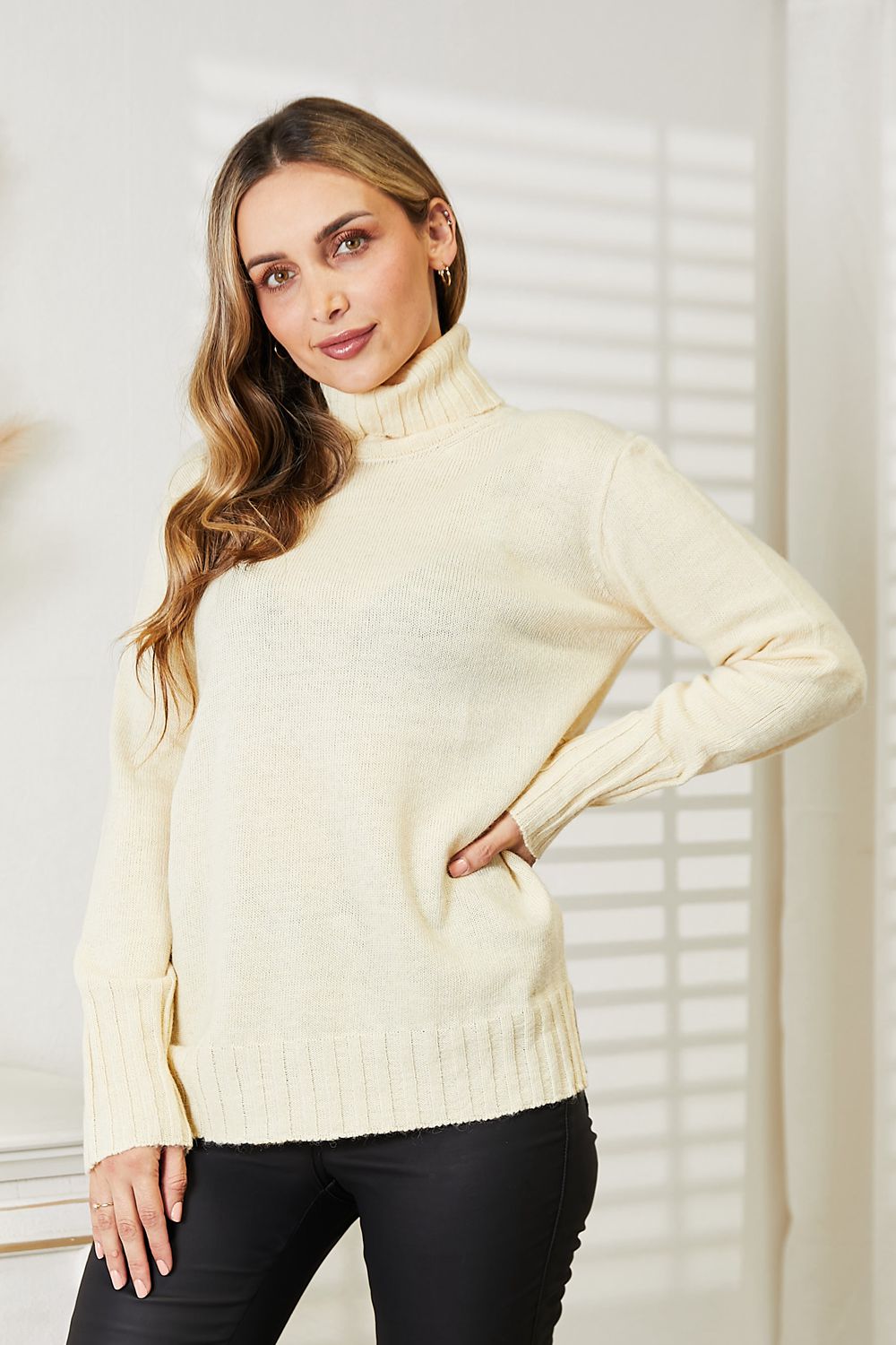 Long Sleeve Turtleneck Sweater