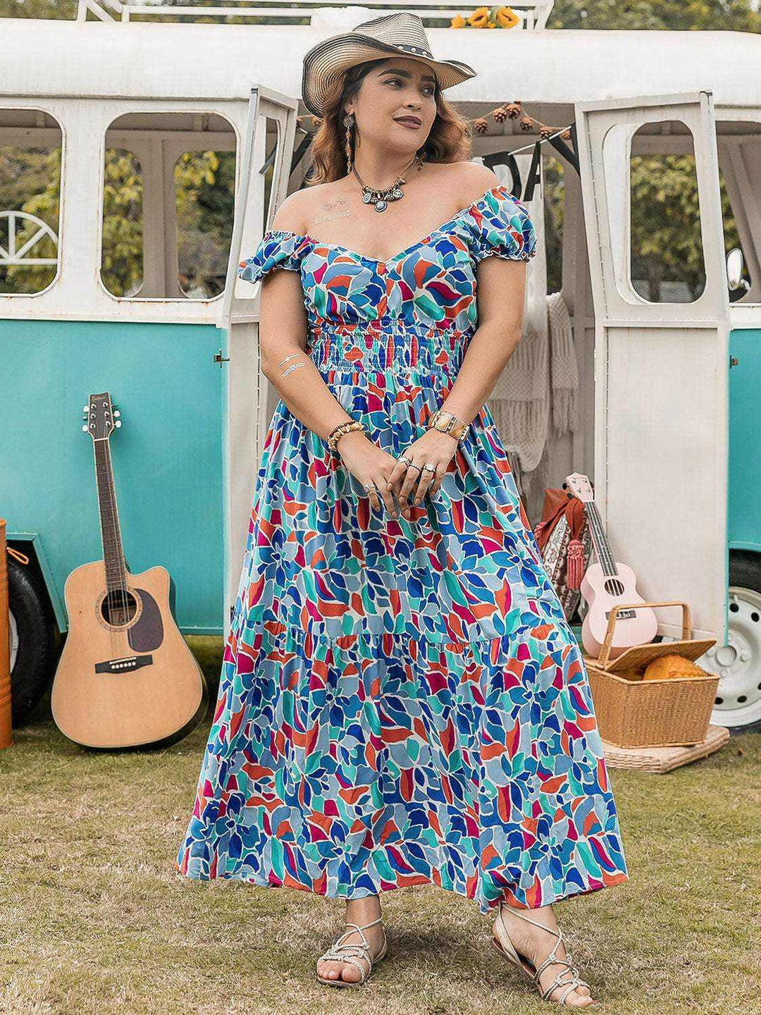 Wild Wanderer Maxi Dress - Plus Size