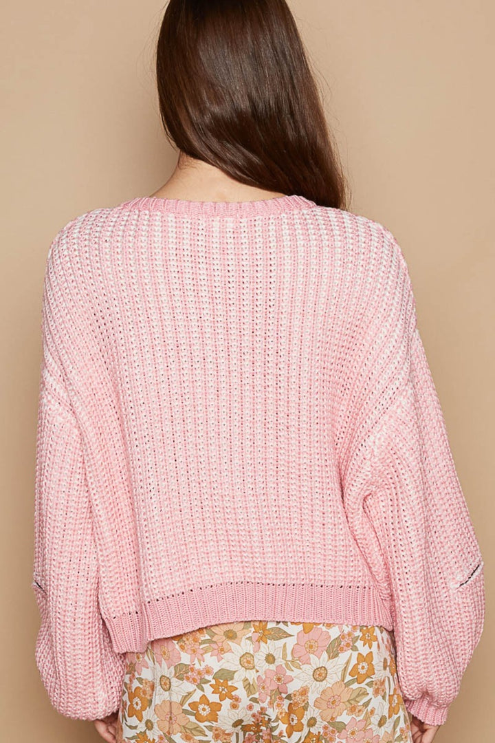 Heart Patch Sweater