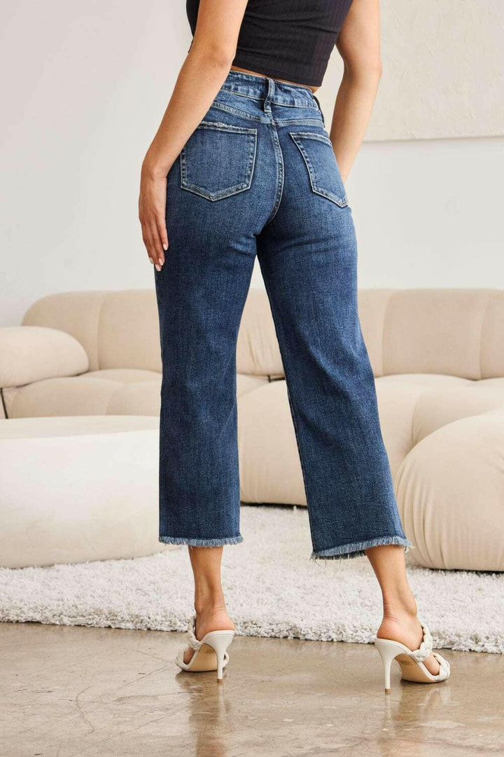 Raw Hem High Waist Jeans - The Rogue Daisy