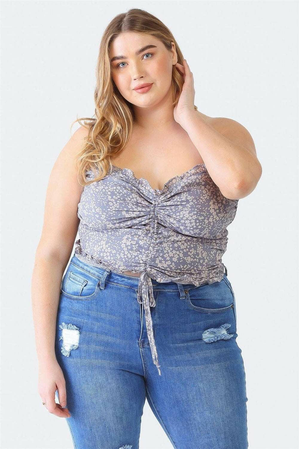 Smocked Floral Tube Top - The Rogue Daisy