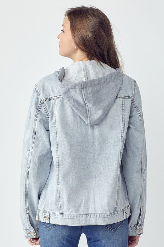 Coastal Hooded Denim Jacket