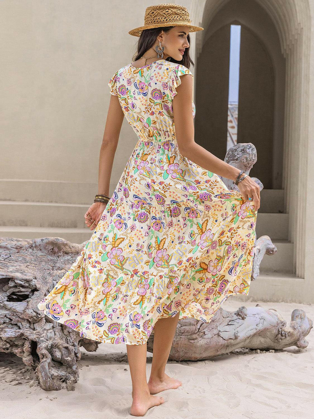 Paisley Paradise Midi Dress - The Rogue Daisy