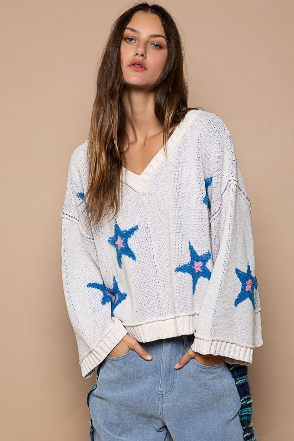 Star Patch Sweater