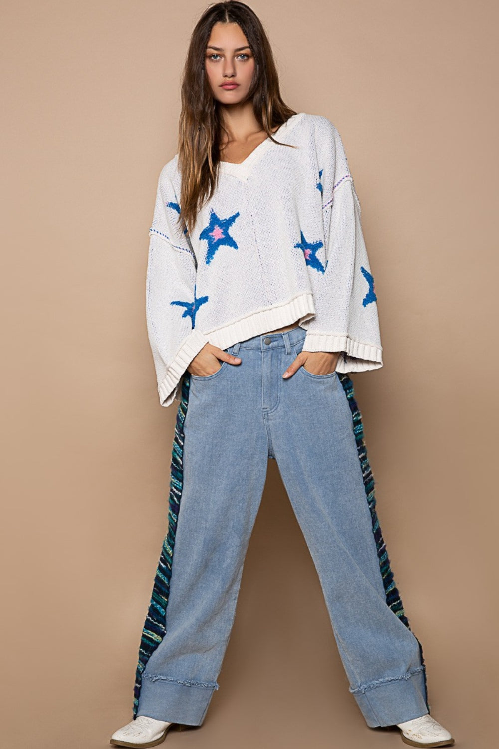 Star Patch Sweater