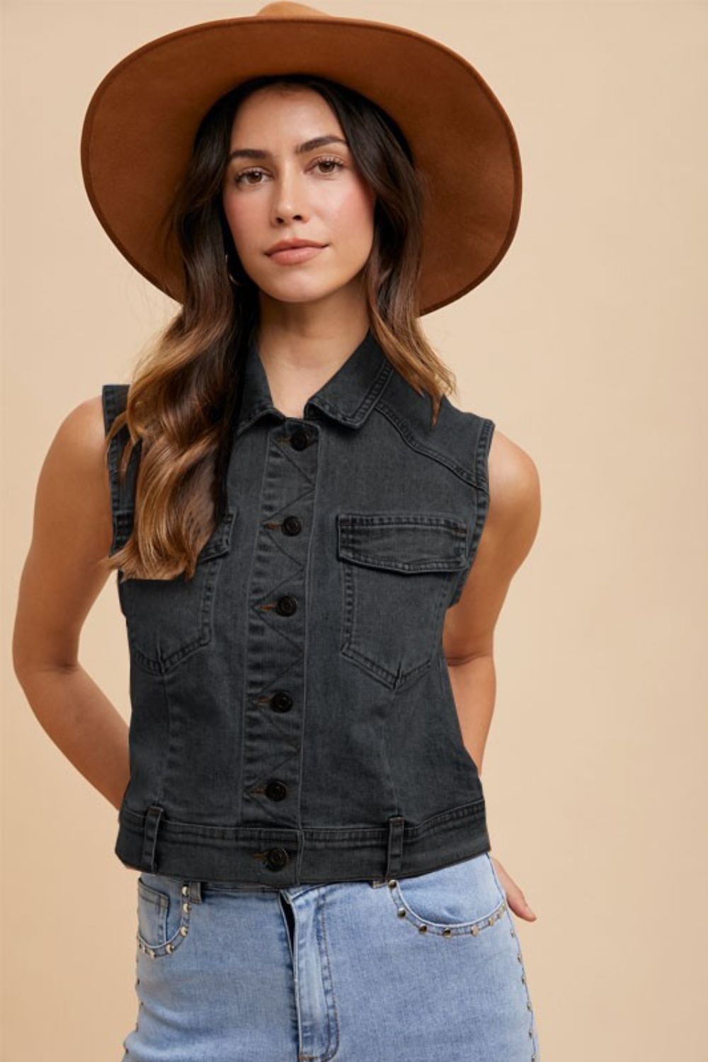 Shadow Ridge Denim Vest