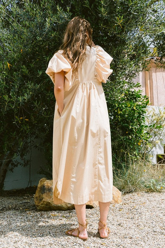 Desert Serenade Smocked Midi