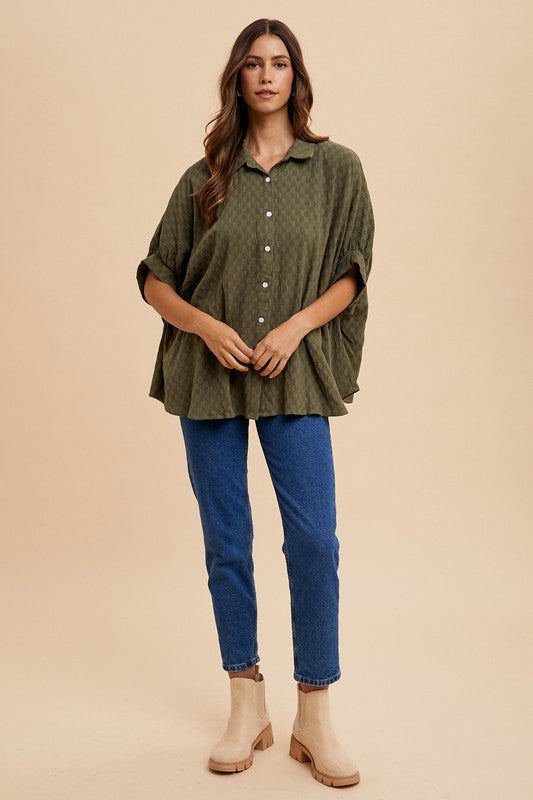 Trailblazer Textured Button-Up