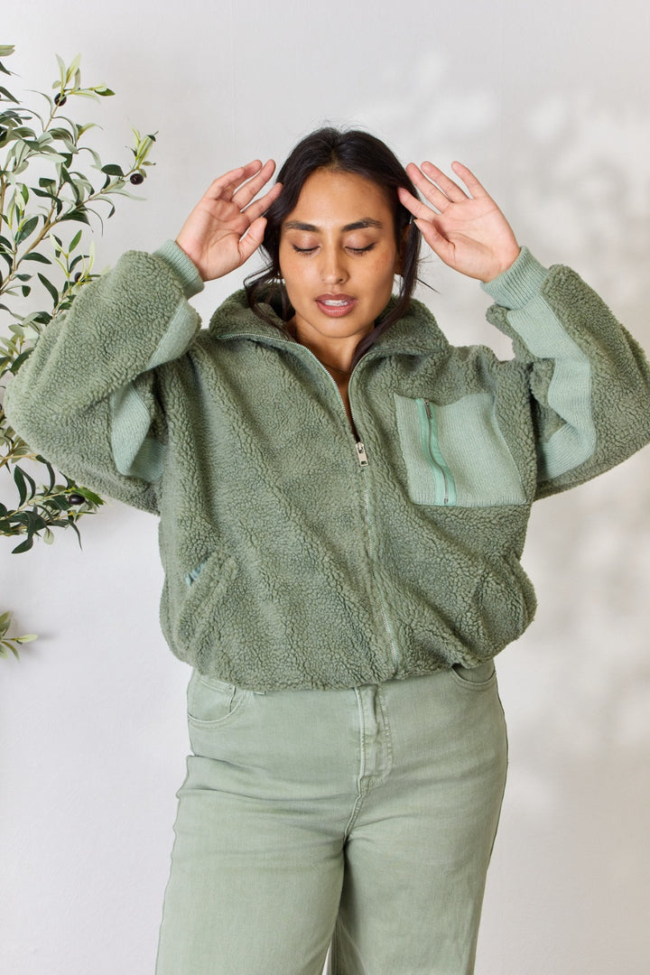 Sage Teddy Jacket