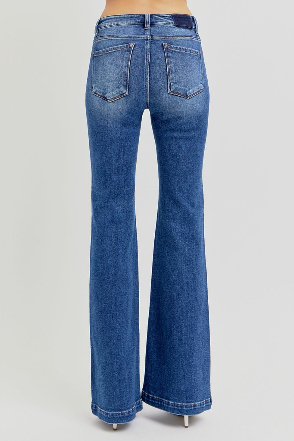 Low Rise Flare Jeans