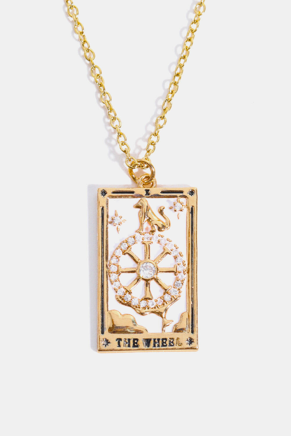 Tarot Card Pendant Necklace.