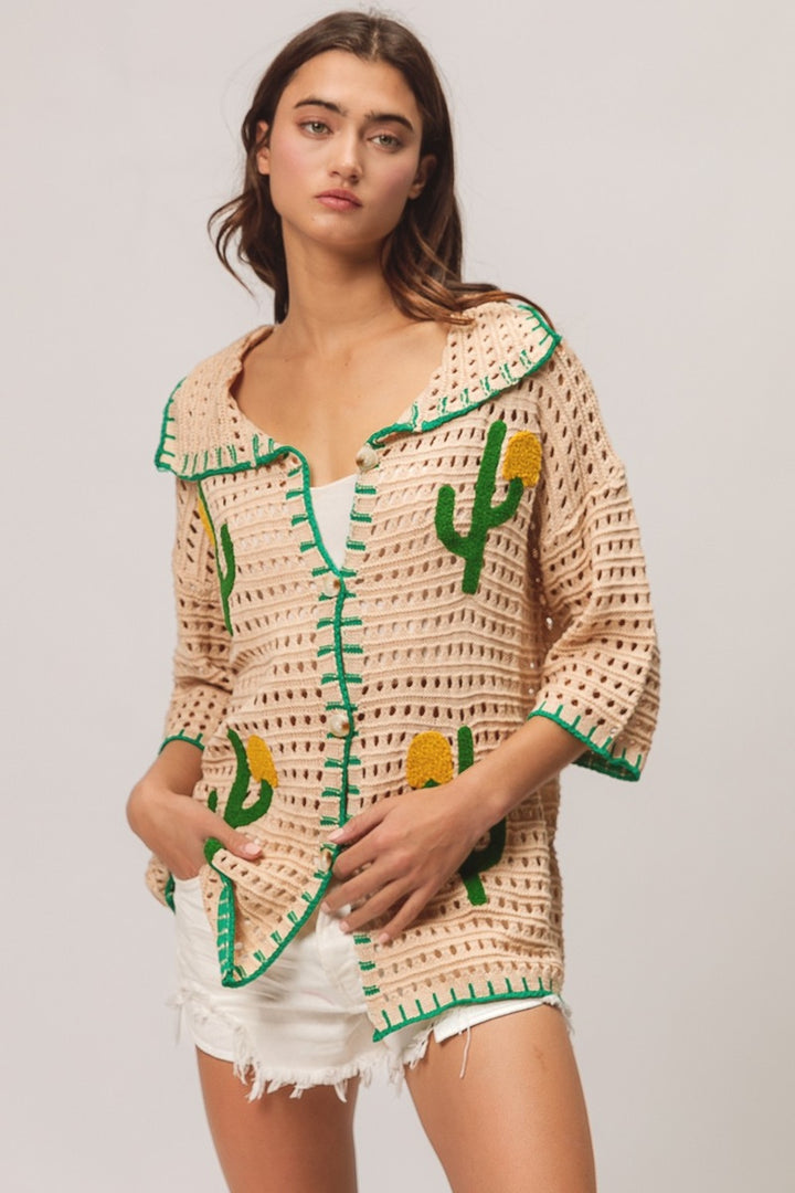 Cactus Patch Sweater