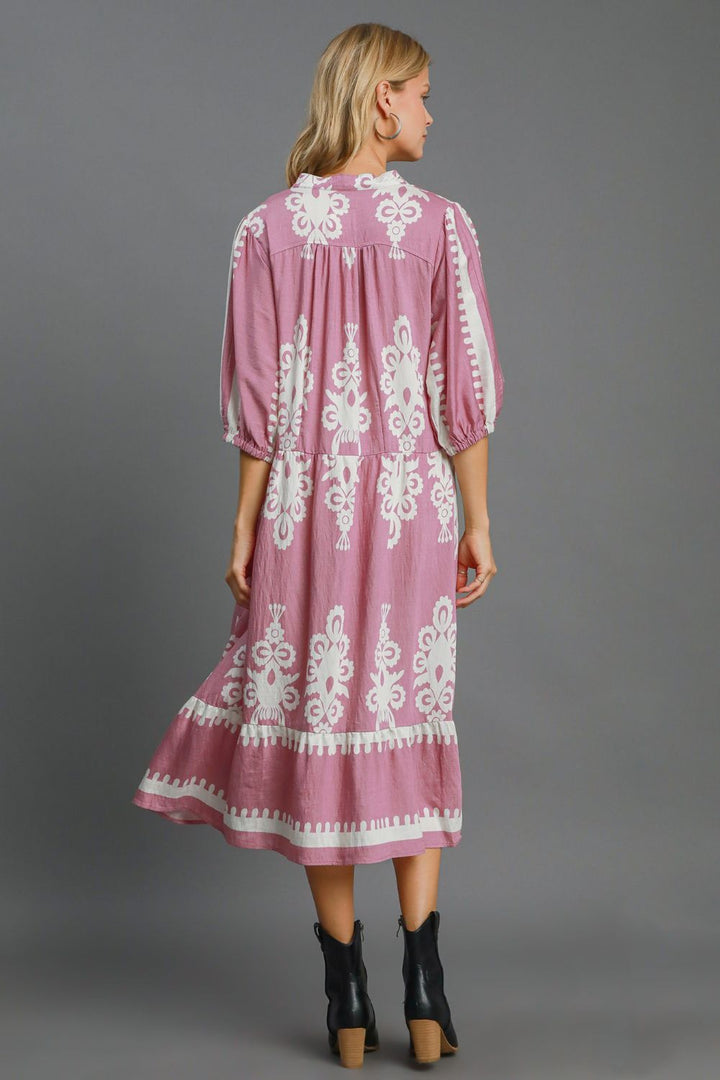 The Rose Folk Dress