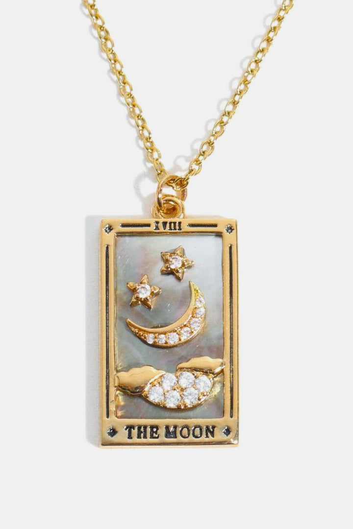 Tarot Card Pendant Necklace.