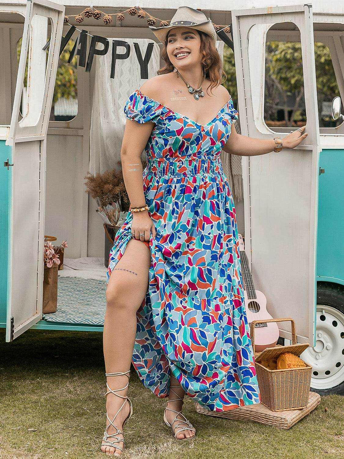 Wild Wanderer Maxi Dress - Plus Size