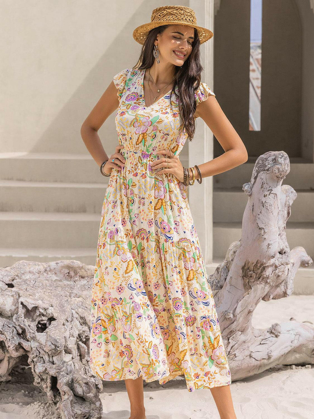 Paisley Paradise Midi Dress - The Rogue Daisy