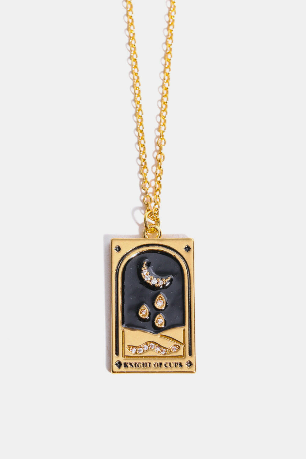 Tarot Card Pendant Necklace.