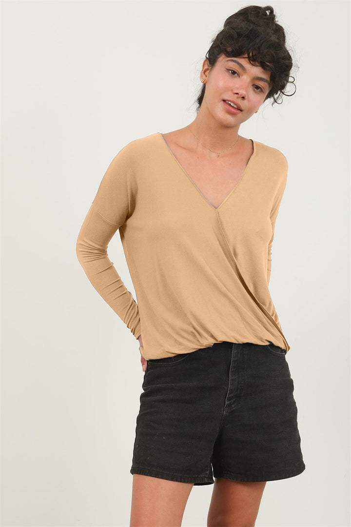 Drapey Long Sleeve Top