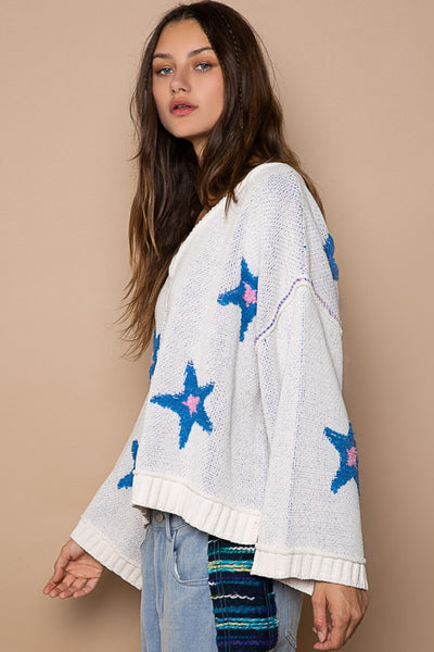 Star Patch Sweater