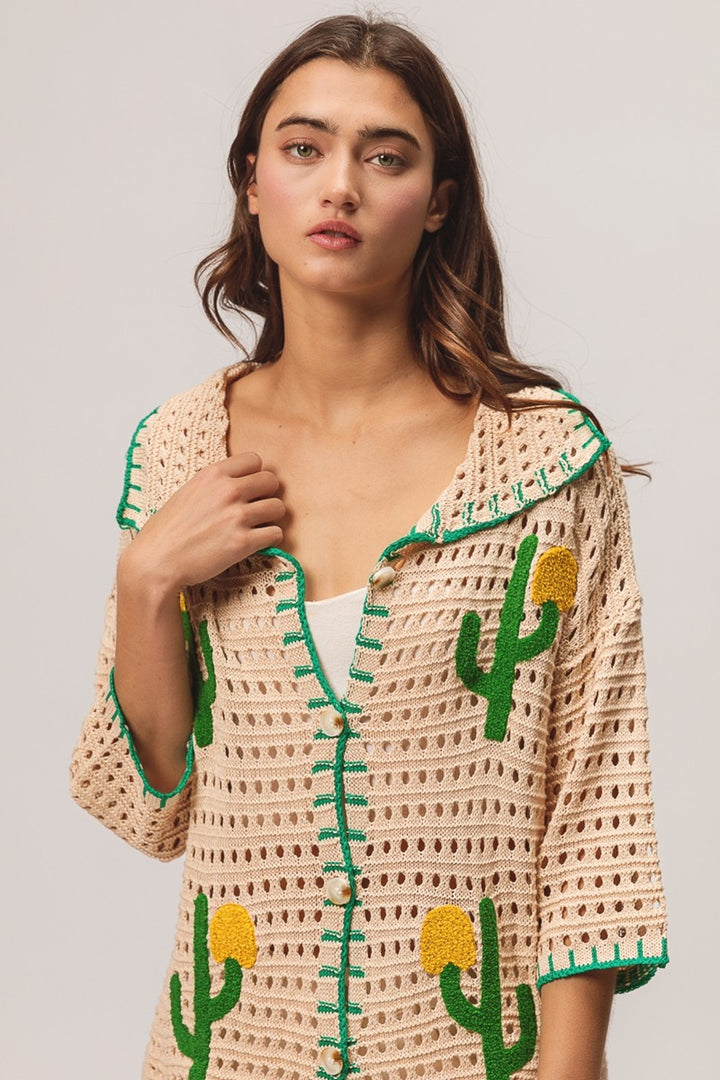 Cactus Patch Sweater