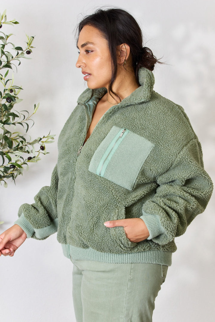 Sage Teddy Jacket