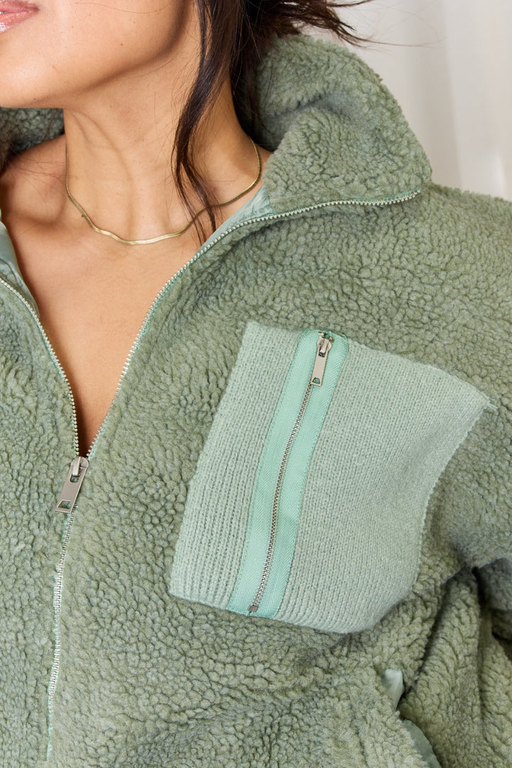 Sage Teddy Jacket