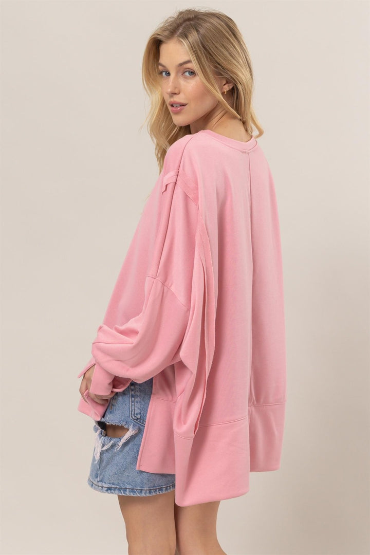 French Terry Oversized Sweatshirt