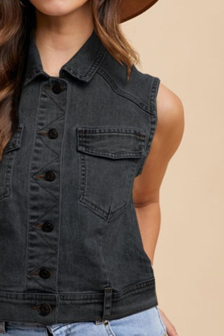 Shadow Ridge Denim Vest