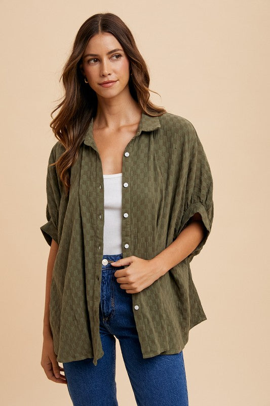 Trailblazer Textured Button-Up