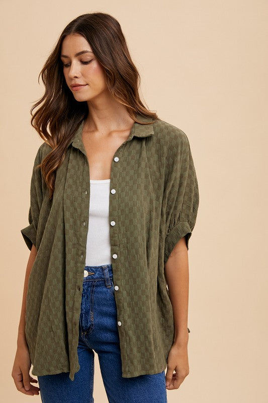 Trailblazer Textured Button-Up