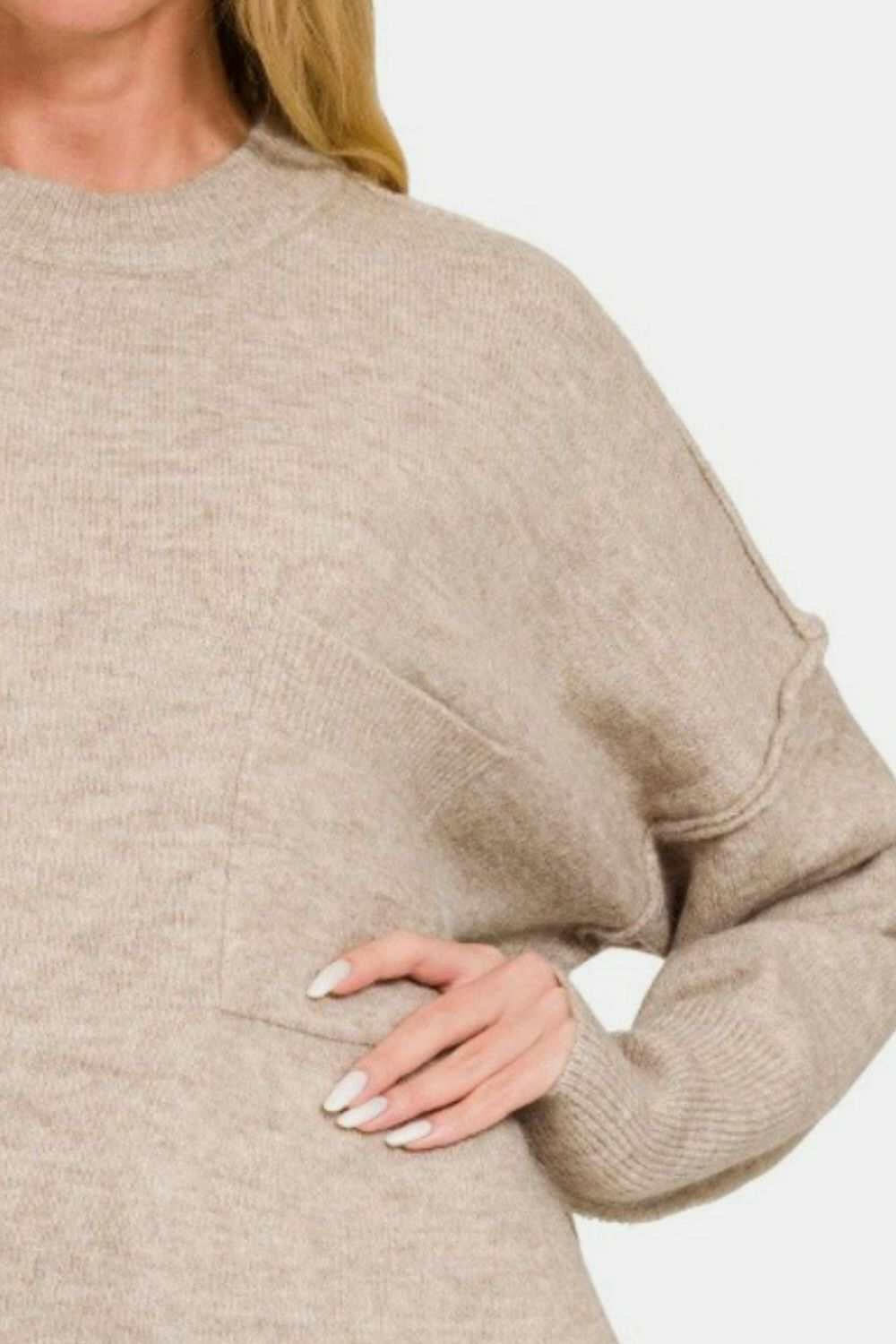 Drop Shoulder Sweater.