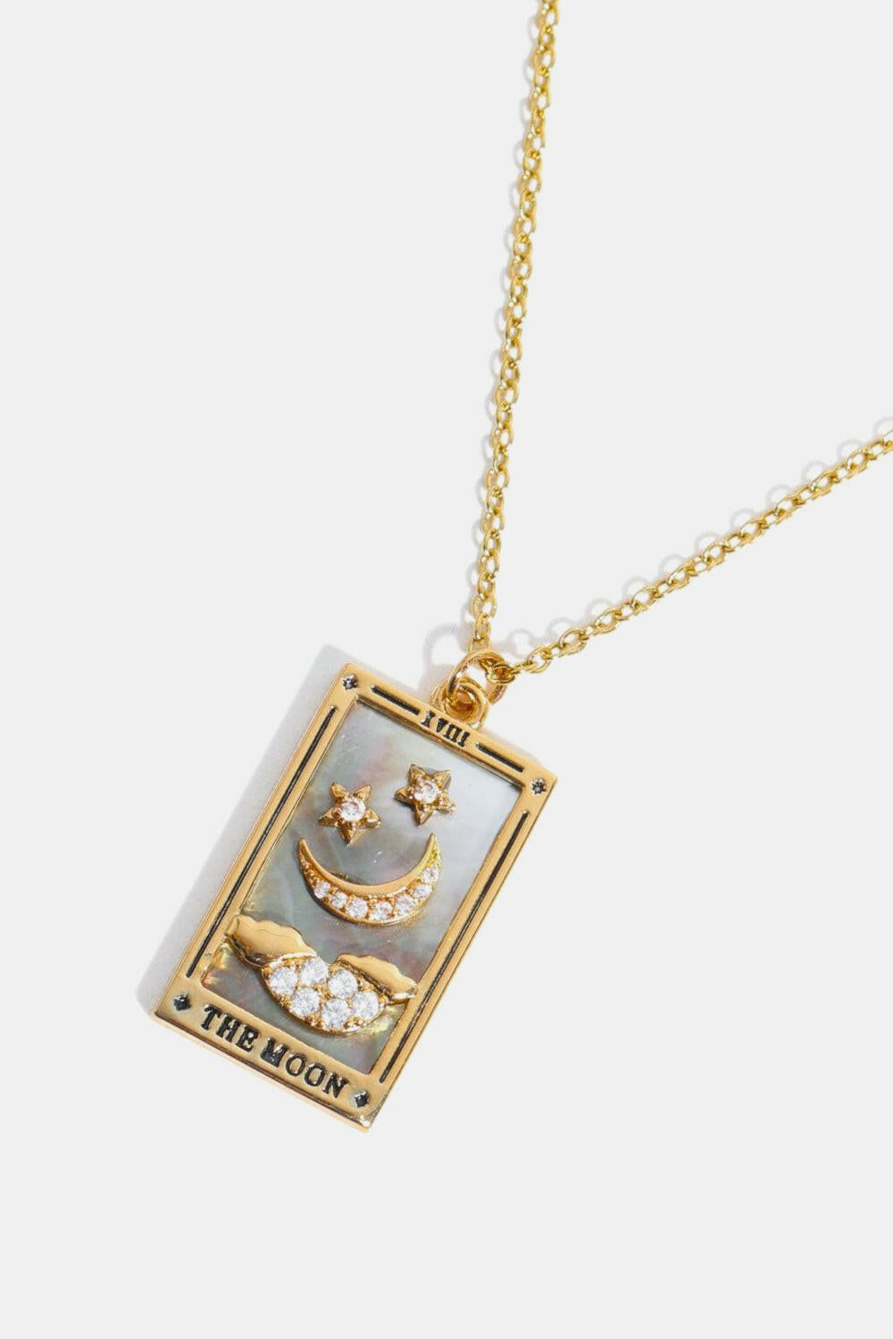 Tarot Card Pendant Necklace.