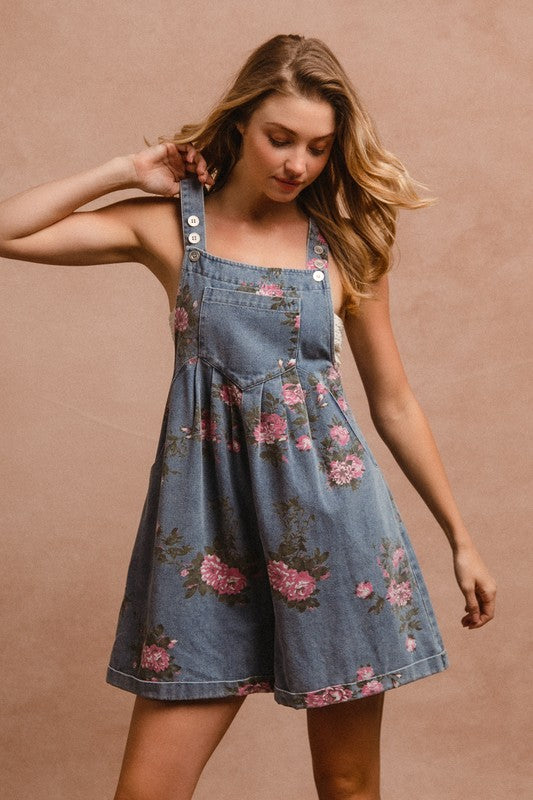 Heirloom Floral Overalls