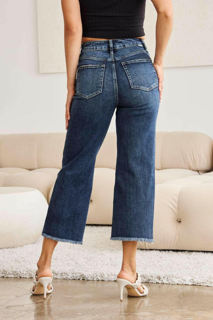 Raw Hem High Waist Jeans - The Rogue Daisy