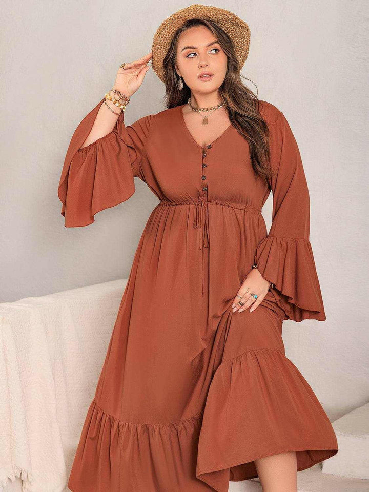 Terracotta Dream Maxi Dress - Plus Size