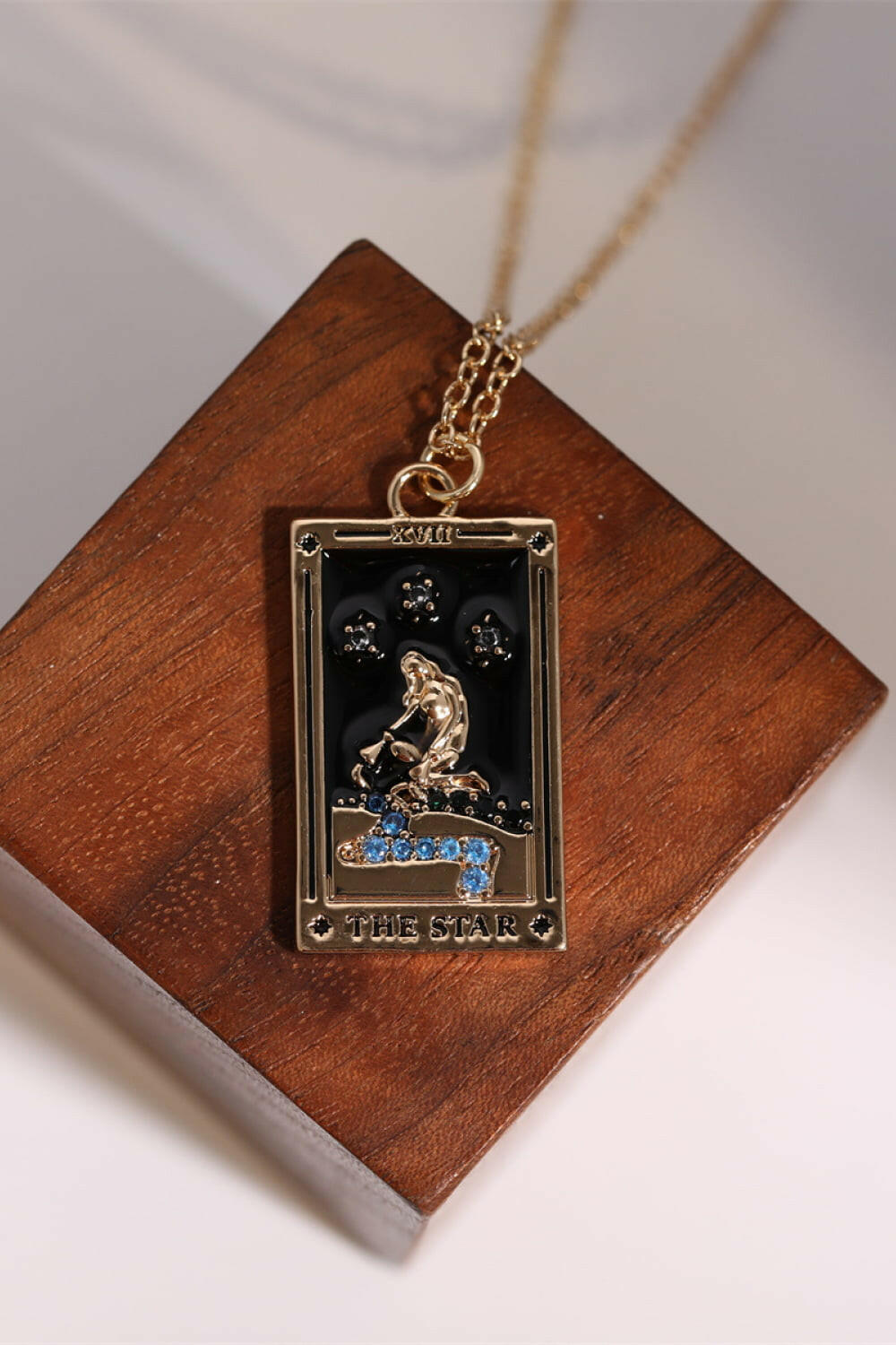 Tarot Card Pendant Necklace.