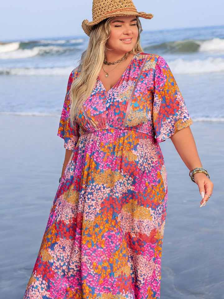 Sunset Bliss Maxi Dress - Plus Size.