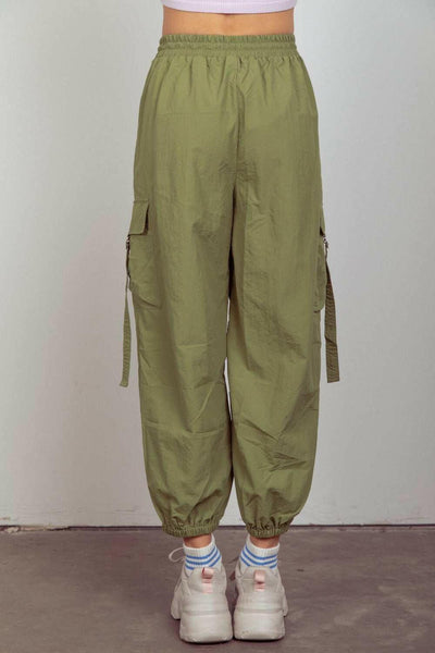 Olive Cargo Joggers