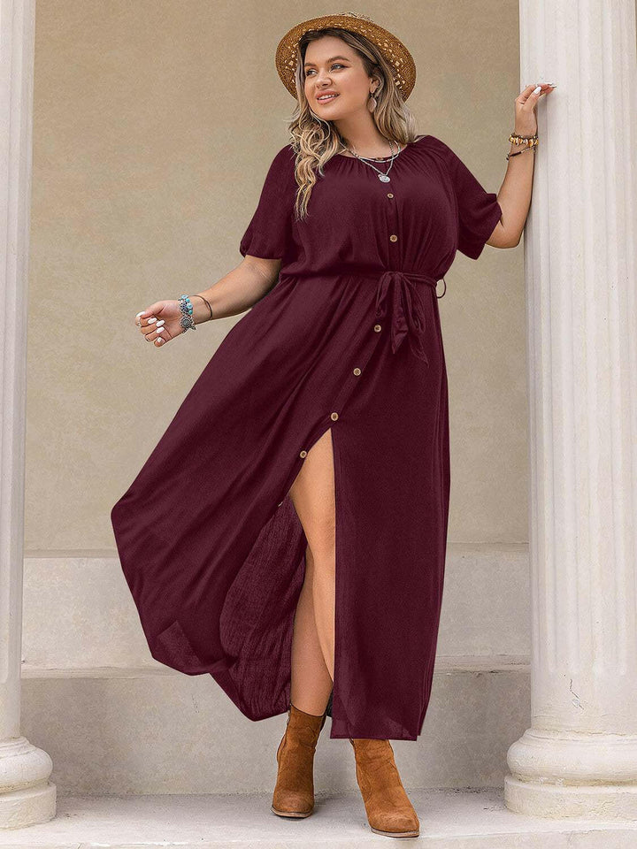 Wine Country Midi Dress - Plus Size - The Rogue Daisy