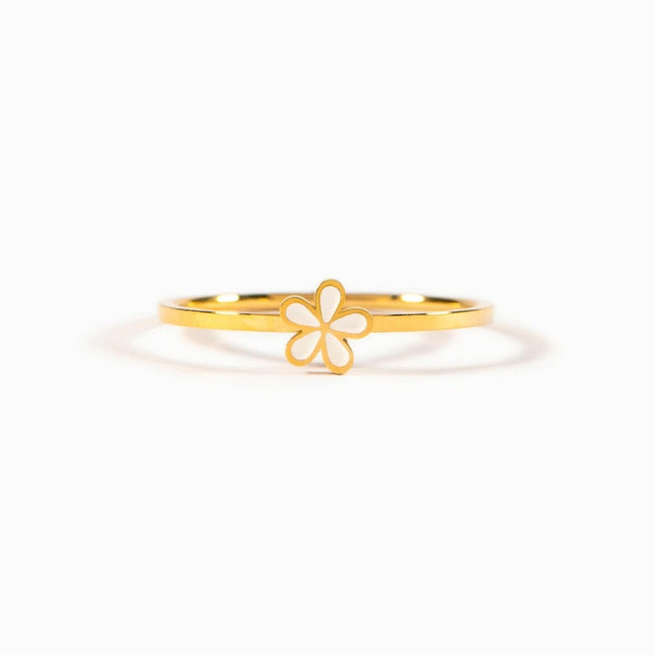 925 Enamel Flower Ring - The Rogue Daisy