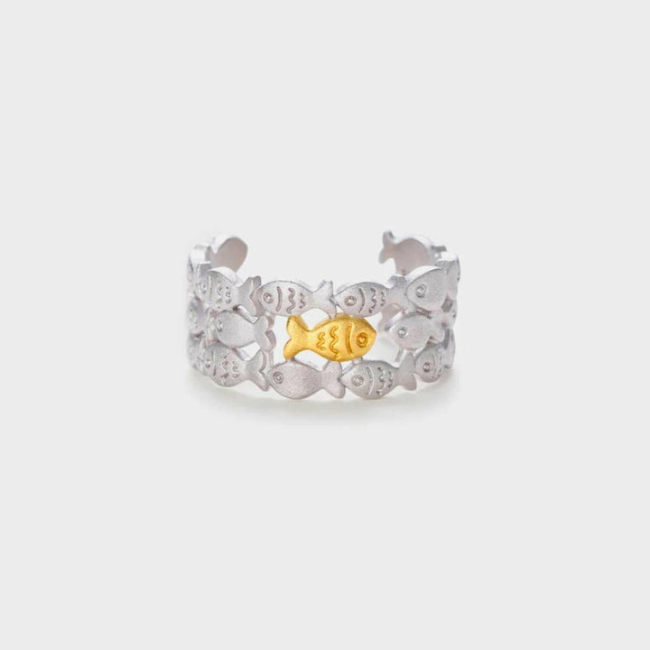 925 GoldFish Ring - The Rogue Daisy