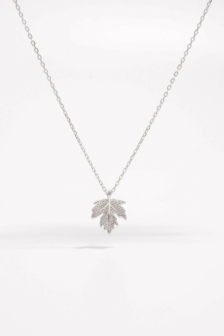 925 Maple Leaf Necklace - The Rogue Daisy