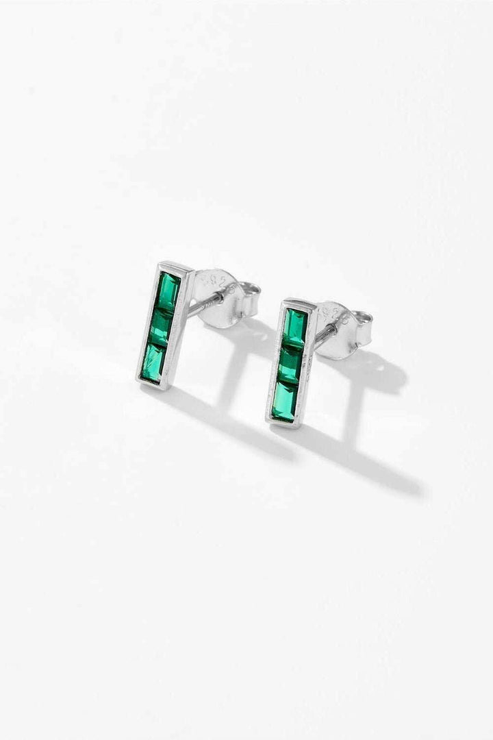 925 Sterling Silver Zircon Stud Earrings - The Rogue Daisy