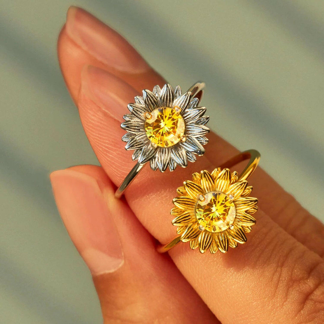 925 Sunflower Ring - The Rogue Daisy