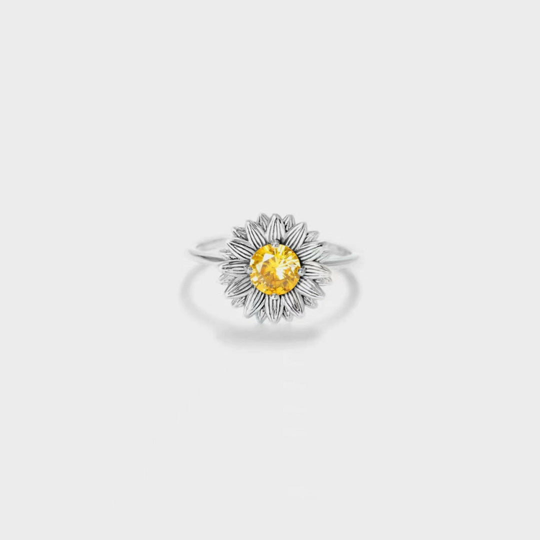 925 Sunflower Ring - The Rogue Daisy