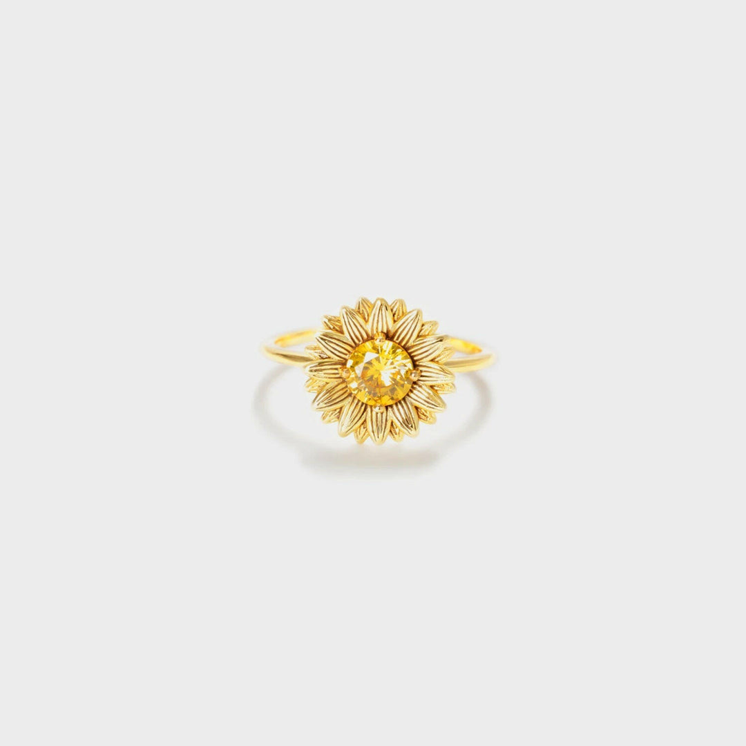 925 Sunflower Ring - The Rogue Daisy