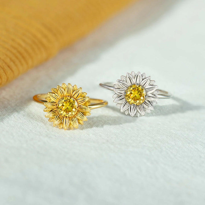 925 Sunflower Ring - The Rogue Daisy